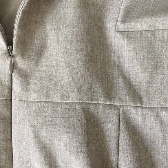 The Limited Collection Beige Midi Sheath Dress NWT $99 Sleeveless Career Wear - Picture 5 of 8